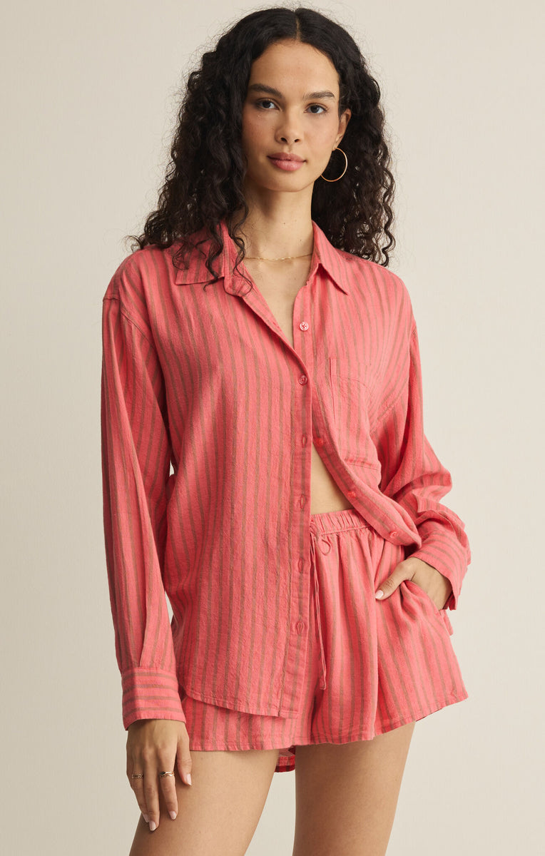 Button Up Cloth Types Perfect Striped Button Up – Modern Soul Boutique